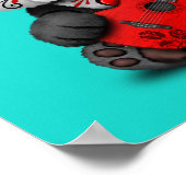 レッドシュガースカルパンダ遊ズギター ポスター (角)