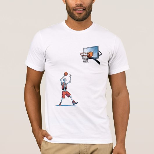 レッドショーツスケルトンダンク Tシャツ (正面)