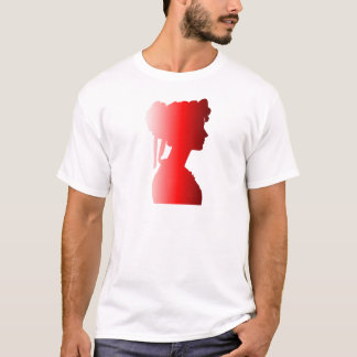 レッドシルエット1800sファッション女性1 Tシャツ