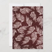 レッドシルバーアーメリーチボタニカルホリデーカード シーズンカード (裏面)