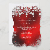 レッドシルバーキンセアニェラ15thウィンターワンダーランド 招待状 (裏面)