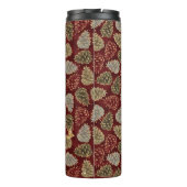 レッドシルバーグリーンホリデーウィンターどんぐり タンブラー (裏面)