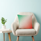 レッドシルバーグリーン クッション (椅子)