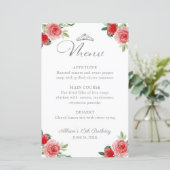 レッドシルバーフェイクフォイルフローラキンセアニェラメニュー (スタンド正面)