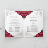 レッドシルバープリンセスティアラキンセアニェラプログラム 招待状 (内部)