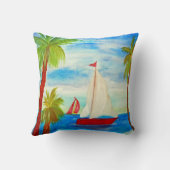 レッドシルボーツ装飾用クッション クッション (裏面)