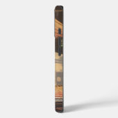 レッドシルボートランドスケープオイルペインティングアートプリント Case-Mate iPhoneケース (裏面 / 左)