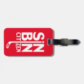 レッドシンビンシチズンホッケーバッグ ラゲッジタグ (裏面横)