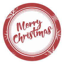 レッドシンプルクリスマスメリー