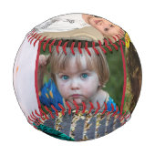 レッドシンプル6フォトコラージュ 野球ボール (正面)