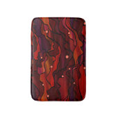 レッドシースケープ抽象芸術 バスマット (正面縦)