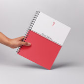 レッドシーホースイラストレーションシーライフ名ミニマリスト ノートブック