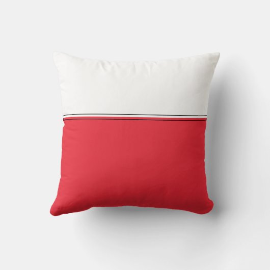 レッドシーホーススケッチの海洋生命名エレガント クッション (裏面)