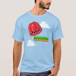 レッドジェリージャンピング - ハッピージャンプ Tシャツ