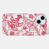 レッドジャコビーンプリント Case-Mate iPhoneケース (裏面 (横))