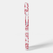 レッドジャコビーンプリント Case-Mate iPhoneケース (裏面 / 左)