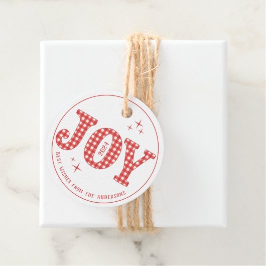 レッドジョイカスタマイズニューイヤーフェスティバルメッセージカード フェイバータグ (インサイチュ)