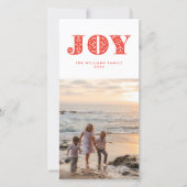 レッドジョイスウェーデンダラホースホリデイフォトカード シーズンカード (正面)