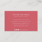 レッドジンガムの名刺 名刺 (裏面)