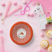 レッドジンガムクロウフィッシュ魚介類パーティー紙 ペーパーボウル (パーティー)