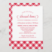 レッドジンガ結婚ムのリハーサル 招待状 (正面/裏面)