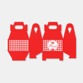 レッドジンジャムバッファローチェックピクニカスタムックの好意ボックス フェイバーボックス (折り畳みなし)