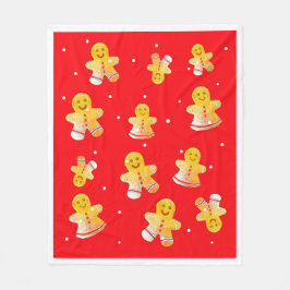 レッドジンジャーパンフリースブランケット フリースブランケット