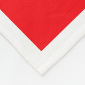 レッドジンジャーパンフリースブランケット フリースブランケット (角)