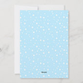 レッドジンジャーブレッド飾ハウスのクリスマスパーティー シーズンカード (裏面)