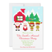 レッドジンジャーブレッド飾ハウスのクリスマスパーティー