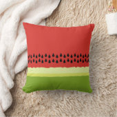 レッドスイカスライス装飾用クッション クッション (ブランケット)