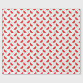 レッドスイカデザイン ラッピングペーパー (フラット)