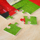 レッドスイス牛のおもしろい ジグソーパズル (側面)