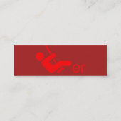 レッドスインガー通話カード スキニー名刺 (裏面)