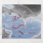 レッドスイング、名前とスタイル ビールラベル (シングルラベル)