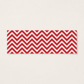 レッドスウィートハート&シェブロンギフトラベル (裏面)