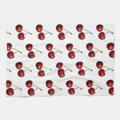 レッドスウィートフレッシュさくらんぼ キッチンタオル (横)