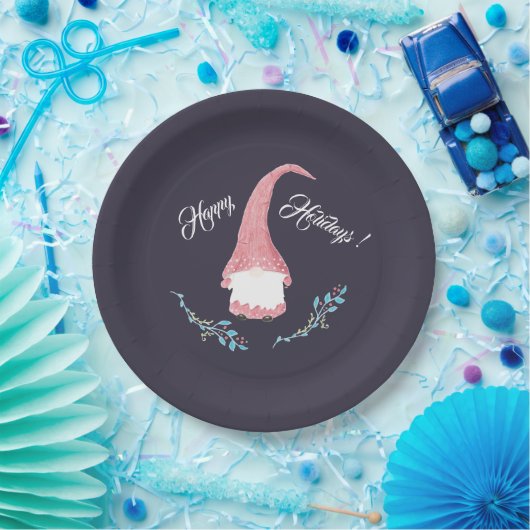 レッドスウェーデン格言ホリデー紙プレート ペーパープレート (パーティー)