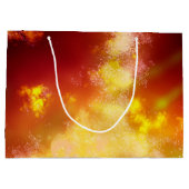 レッドスカイアットナイトファイア銀河系誕生日抱き枕 ラージペーパーバッグ (裏面)