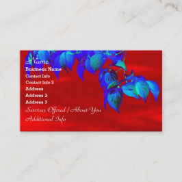 レッドスカイブルー葉ズ名刺 名刺