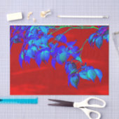 レッドスカイブルー葉ズ 薄葉紙 (クラフト)