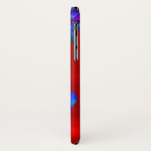 レッドスカイブルー葉ズ Case-Mate iPhoneケース (裏面/左)
