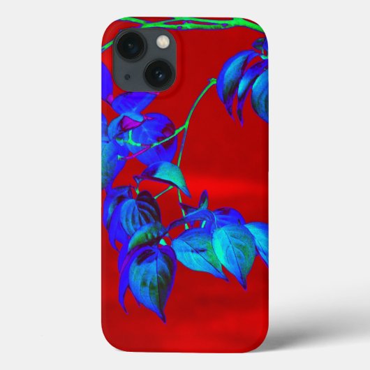 レッドスカイブルー葉ズiPad Miniケース Case-Mate iPhoneケース (裏面)