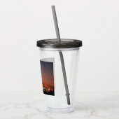 レッドスカイ宇宙シャトルアトランティス打ち上げ アクリルタンブラー (左)