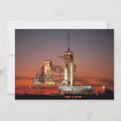 レッドスカイ宇宙シャトルアトランティス打ち上げ シーズンカード (正面)