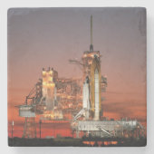 レッドスカイ宇宙シャトルアトランティス打ち上げ ストーンコースター (正面)