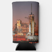 レッドスカイ宇宙シャトルアトランティス打ち上げ スリム缶クーラー (正面)