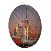 レッドスカイ宇宙シャトルアトランティス打ち上げ ダーツボード (正面右)