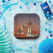 レッドスカイ宇宙シャトルアトランティス打ち上げ ペーパープレート (パーティー)