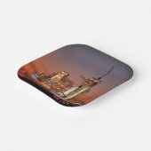 レッドスカイ宇宙シャトルアトランティス打ち上げ ペーパープレート (傾斜あり)